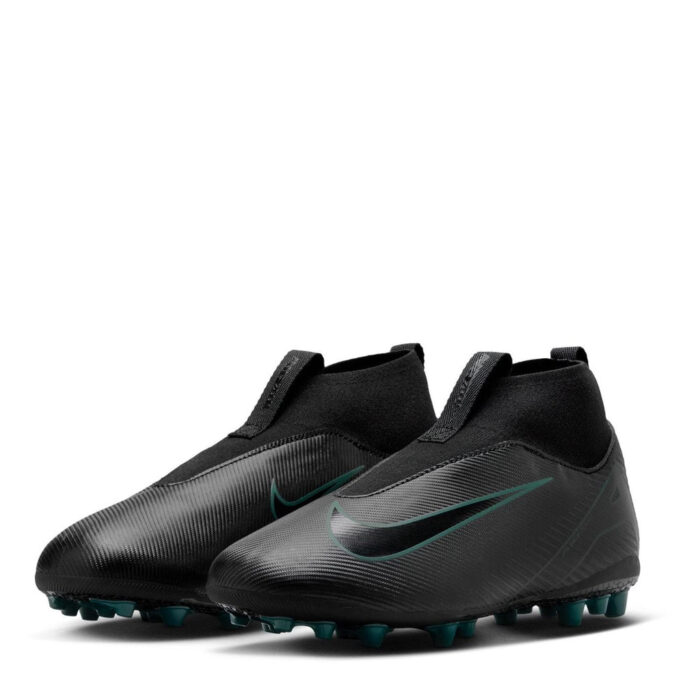 Nike Zoom Mercurial Superfly Junior Artificial Ground Football Boots – Black/Green - Image 4
