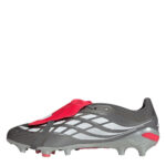 adidas Predator Fold Over Tongue Turf Football Boots – Grey/Red – view 2