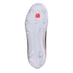 adidas F50 Junior Firm Ground Football Boots – White/Blk/Red – view 6