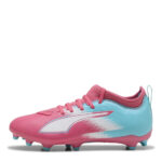 Puma Ultra 5 Junior Firm Ground Football Boots – Blue-White – view 2