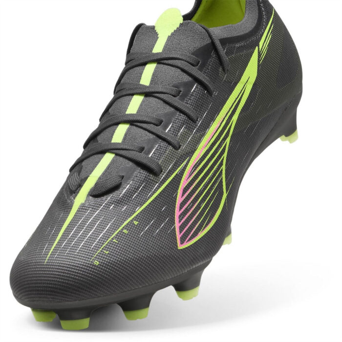 Puma Ultra 5 Firm Ground Football Boots – Silver/Yellow – view 6