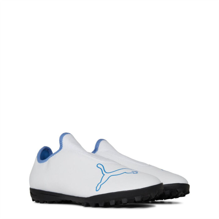 Puma Finesse Turf Football Boots – White/Blue – view 4