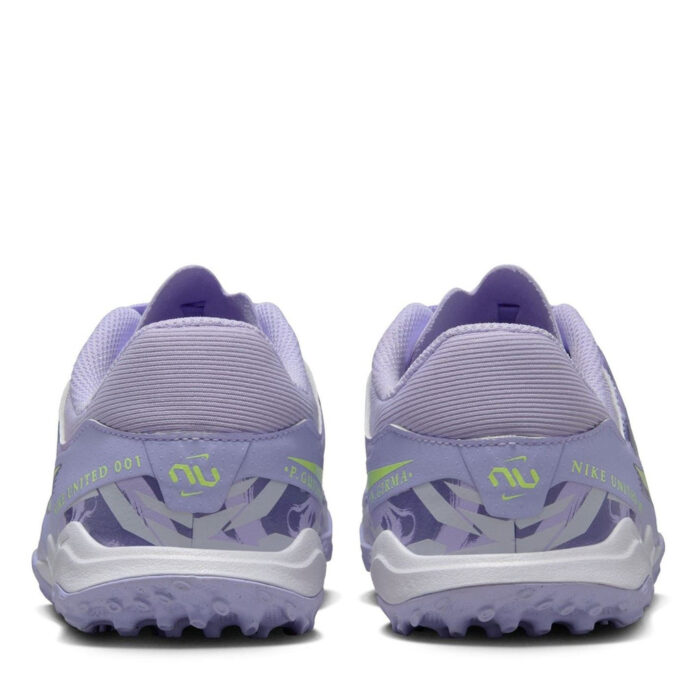 Nike Tiempo Legend 10 Junior Turf Football Boots – Purple/Volt – view 5