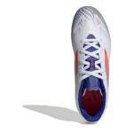 adidas F50 Junior Firm Ground Football Boots – White/Red/Blue – view 5
