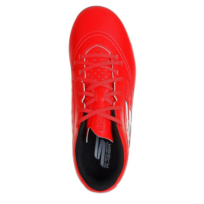 Skechers Razor Junior Firm Ground Football Boots – Red/Black – view 5
