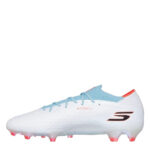 Skechers Skx 2 Firm Ground Football Boots – White/Blue – view 2