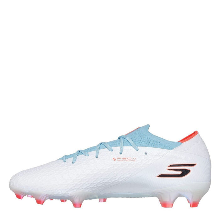 Skechers Skx 2 Firm Ground Football Boots – White/Blue – view 2