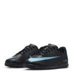 Nike Mercurial Vapor 16 Junior Indoor Football Boots – Black/Blue – view 4