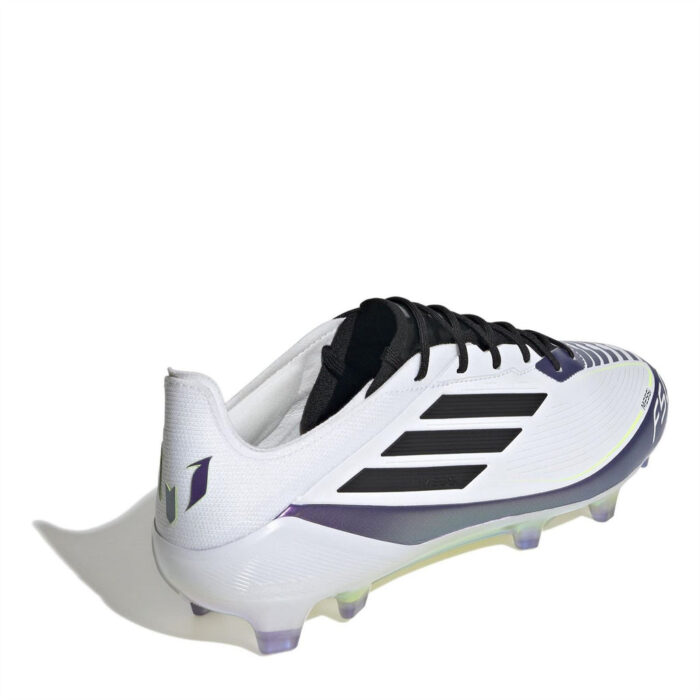 adidas F50 Firm Ground Football Boots – White/Purple – view 4