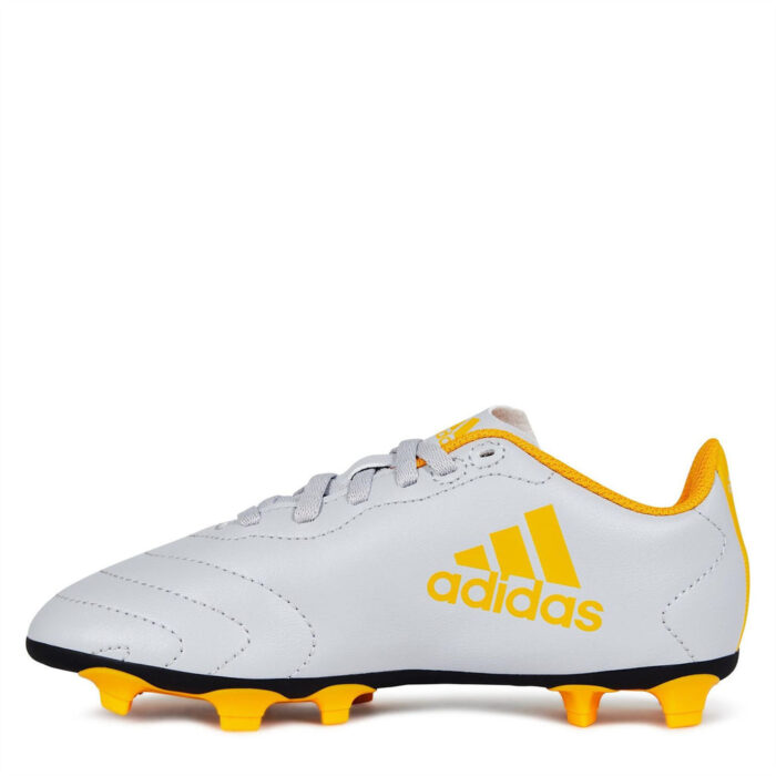 adidas Goletto Viii Junior Firm Ground Football Boots – Grey/Orange - Image 8