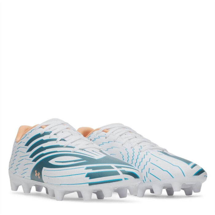 Under Armour Under Armour Shadow .4 Firm Ground Football Boots – Blue/White – view 5