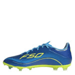 adidas F50 Firm Ground Football Boots – Blue/Yellow - Image 2