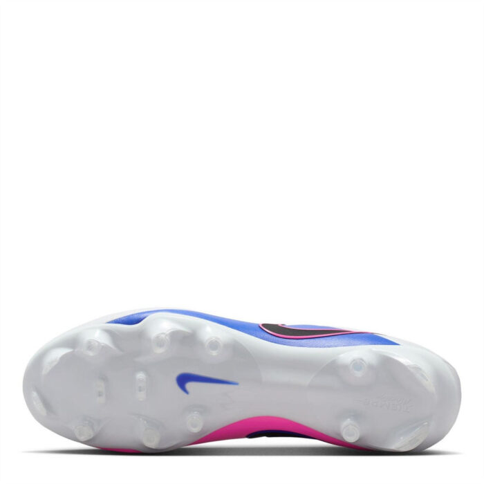 Nike Firm Ground Football Boots – Blue/Wht/Pink – view 3