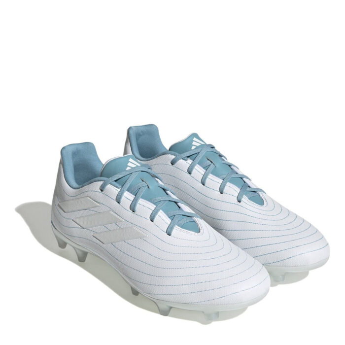 adidas Copa Pure.3 Firm Ground Football Boots – White/Grey Two – view 3