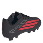 adidas F50 Messi Junior Firm Ground Football Boots – Black/Red – view 4