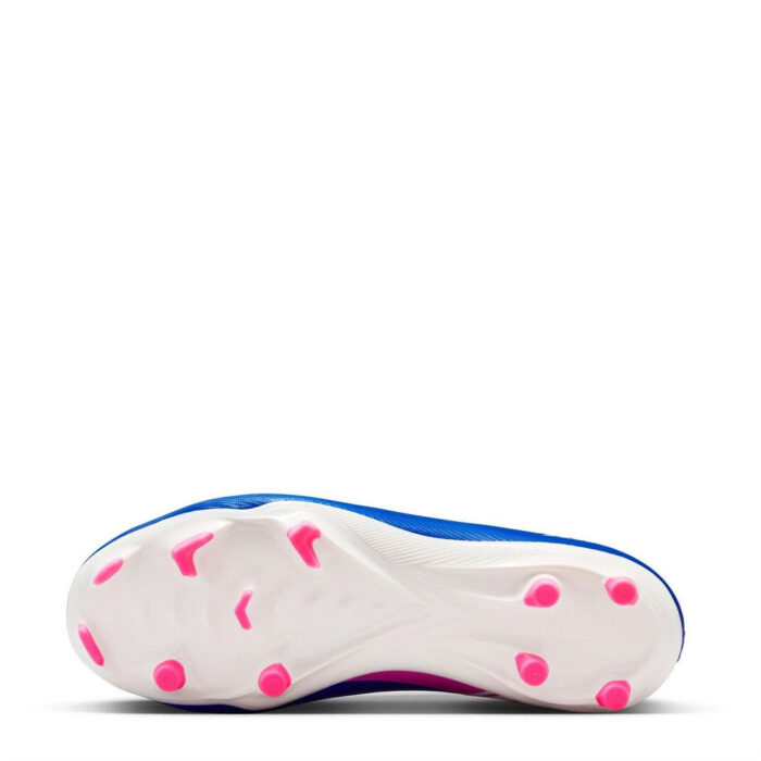 Nike Zoom Mercurial Vapor 16 Junior Firm Ground Football Boots – Blue/Wht/Pink – view 3
