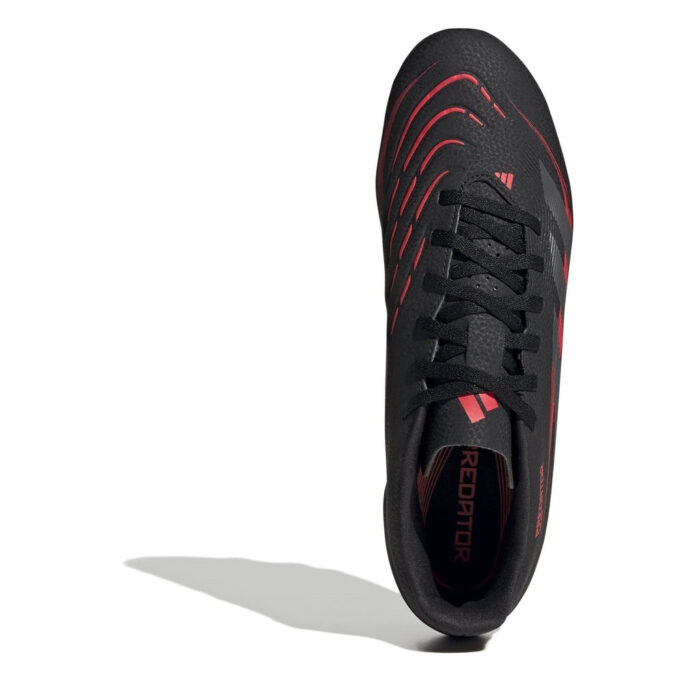 adidas Predator Firm Ground Football Boots – Black/Grey – view 5