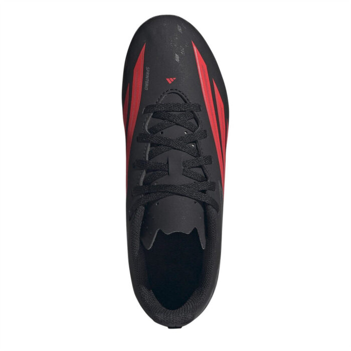 adidas F50 Messi Junior Firm Ground Football Boots – Black/Red – view 5
