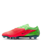 Nike Phantom 6 Low Firm Ground Football Boots – Pink/Green Strk – view 2