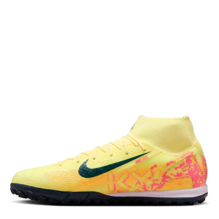 Nike Mercurial Superfly 10 Turf Football Boots – Orange/Navy – view 2
