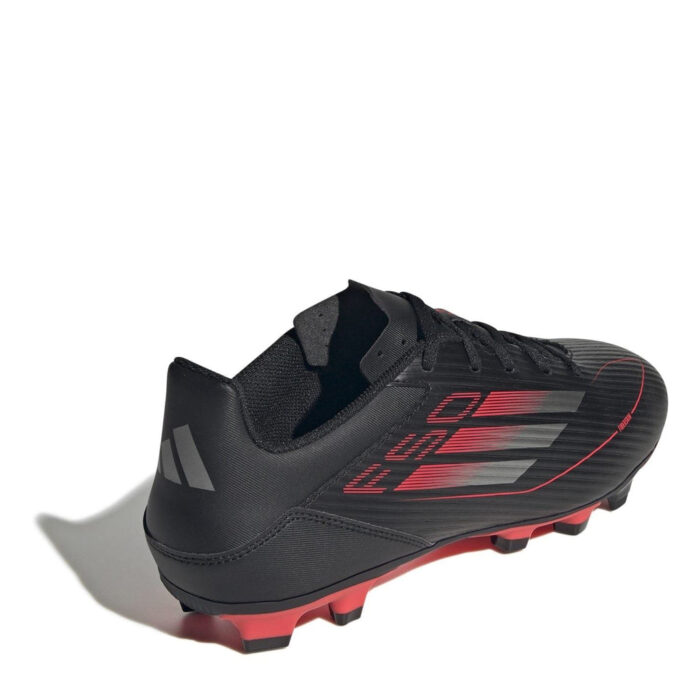 adidas F50 Firm Ground Football Boots – Core Black/Iron – view 4