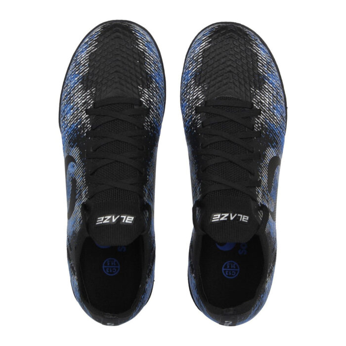Sondico Blaze Junior Turf Football Boots – Black/Blue – view 6