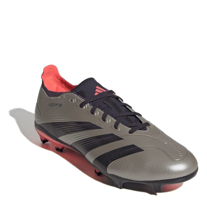 adidas Predator 24 Firm Ground Football Boots – Silver/Black – view 3