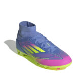 adidas F50 Junior Firm Ground Football Boots – Blue/Lemon – view 3