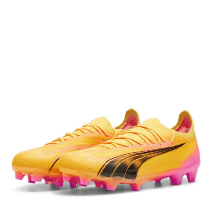 Puma Womens Ultra Ultimates.1 Firm Ground Football Boots – Orange/Black