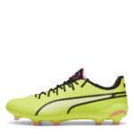 Puma King Firm Ground Football Boots – Green/Black - Image 2
