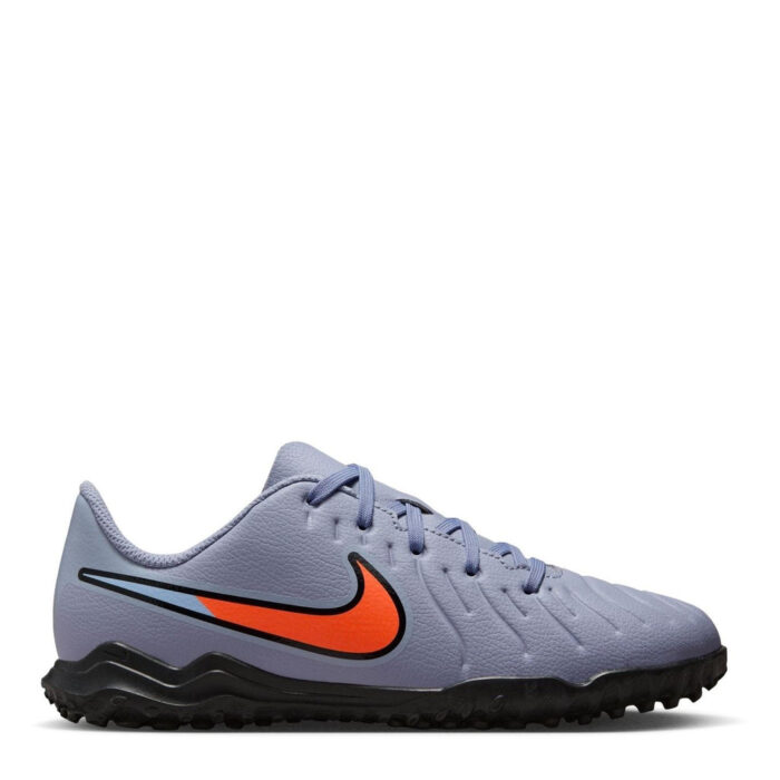 Nike Tiempo Legend 10 Junior Turf Football Boots – Blue/Black – view 4
