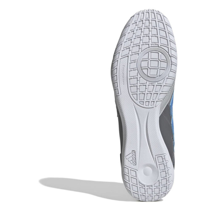 adidas Super Indoor Football Boots – Grey/Blue – view 6