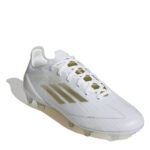 adidas F50 Firm Ground Football Boots – White/Gold/Wht – view 3
