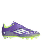 adidas F50 Junior Firm Ground Football Boots – Purple/White