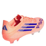 adidas F50 Firm Ground Football Boots – Orange/Blue – view 4