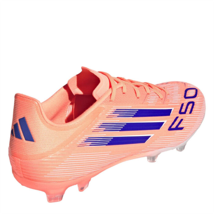 adidas F50 Firm Ground Football Boots – Orange/Blue – view 4