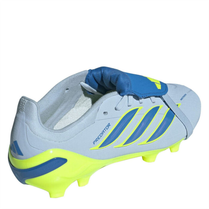 adidas Predator Junior Firm Ground Football Boots – Blue/Yellow – view 4