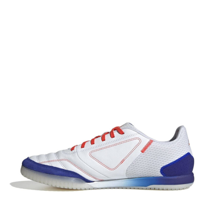 adidas Top Indoor Football Boots – White/Blue – view 2