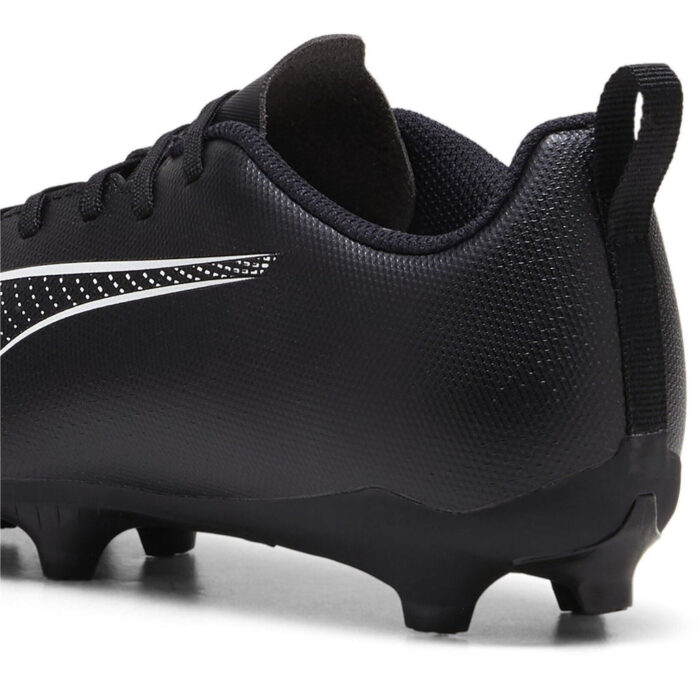 Puma Ultra Junior Firm Ground Football Boots – Black/White - Image 5