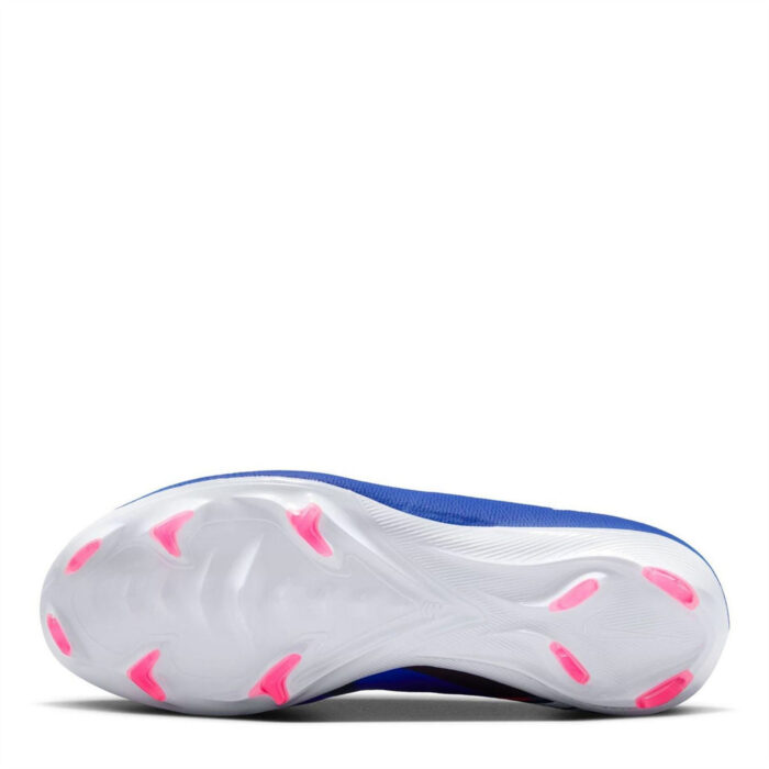 Nike Mercurial Vapor 16 Junior Firm Ground Football Boots – Blue/Wht/Pink – view 3