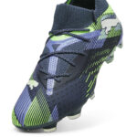 Puma Womens Future 7 Firm Ground Football Boots – Grey/White/Grn – view 6