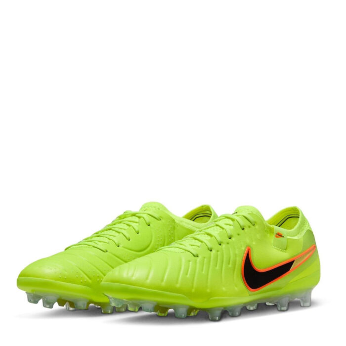 Nike Tiempo Legend 10 Artificial Ground Football Boots – Volt/Black – view 4