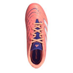 adidas Predator Junior Firm Ground Football Boots – Orange/White – view 5