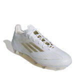adidas F50 Firm Ground Football Boots – White/Gold/Wht – view 3