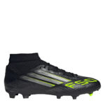 adidas Mens F50 Firm Ground Football Boots – Black/Lemon – view 7