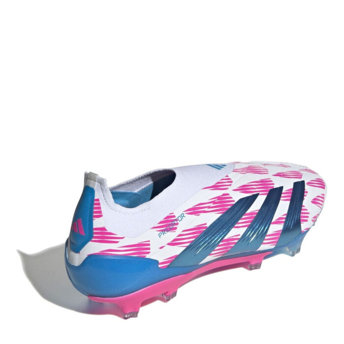 adidas Predator 24 Firm Ground Football Boots – White/Pink – view 4