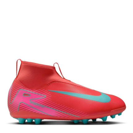 Nike Zoom Mercurial Superfly Junior Artificial Ground Football Boots – Red/Green