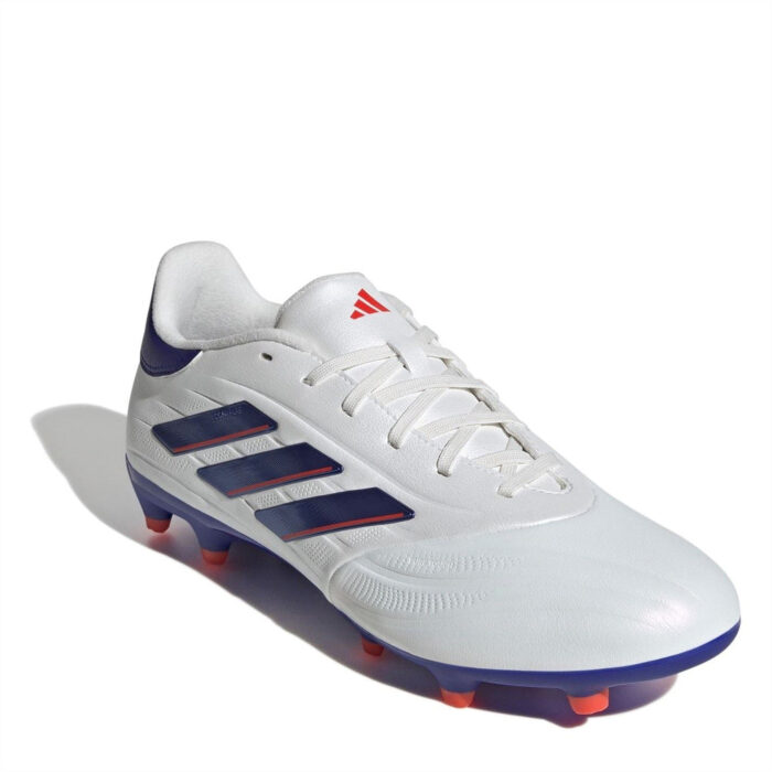 adidas Copa Pure 2 Firm Ground Football Boots – White/Blue - Image 3