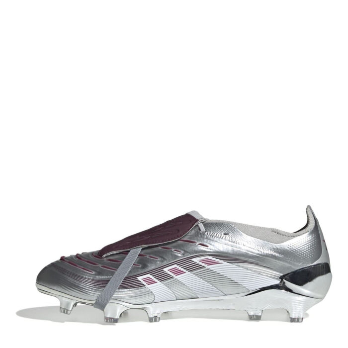 adidas Predator Firm Ground Football Boots – White/Red – view 2