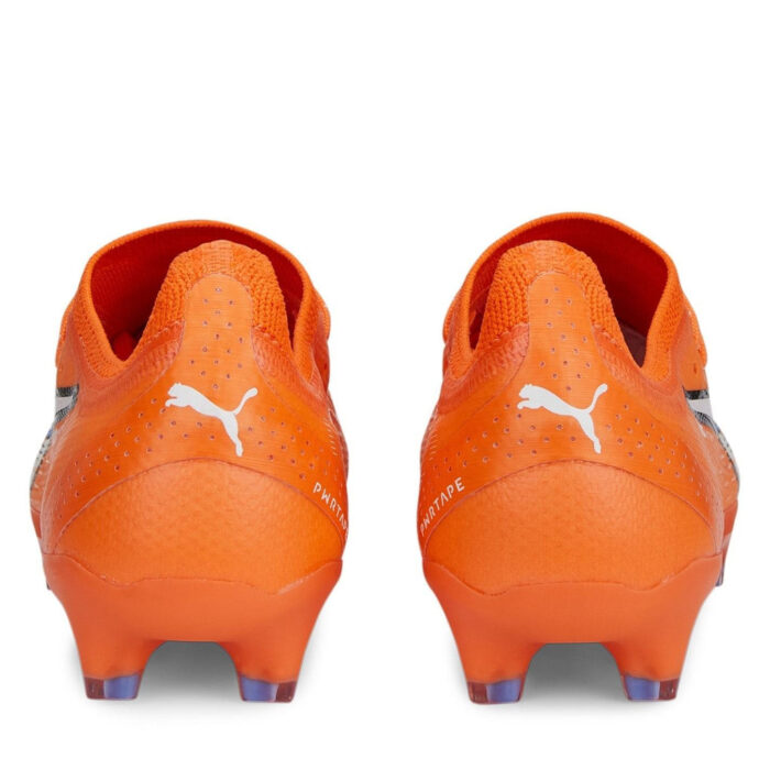 Puma Womens Ultra.1 Firm Ground Football Boots – Orange/Blue – view 5